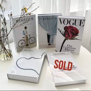 Decorative Books- set of 4